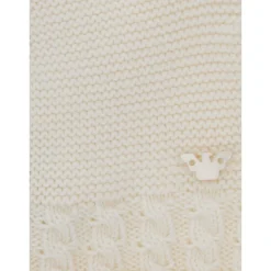 Witte Beanie met Oordetail