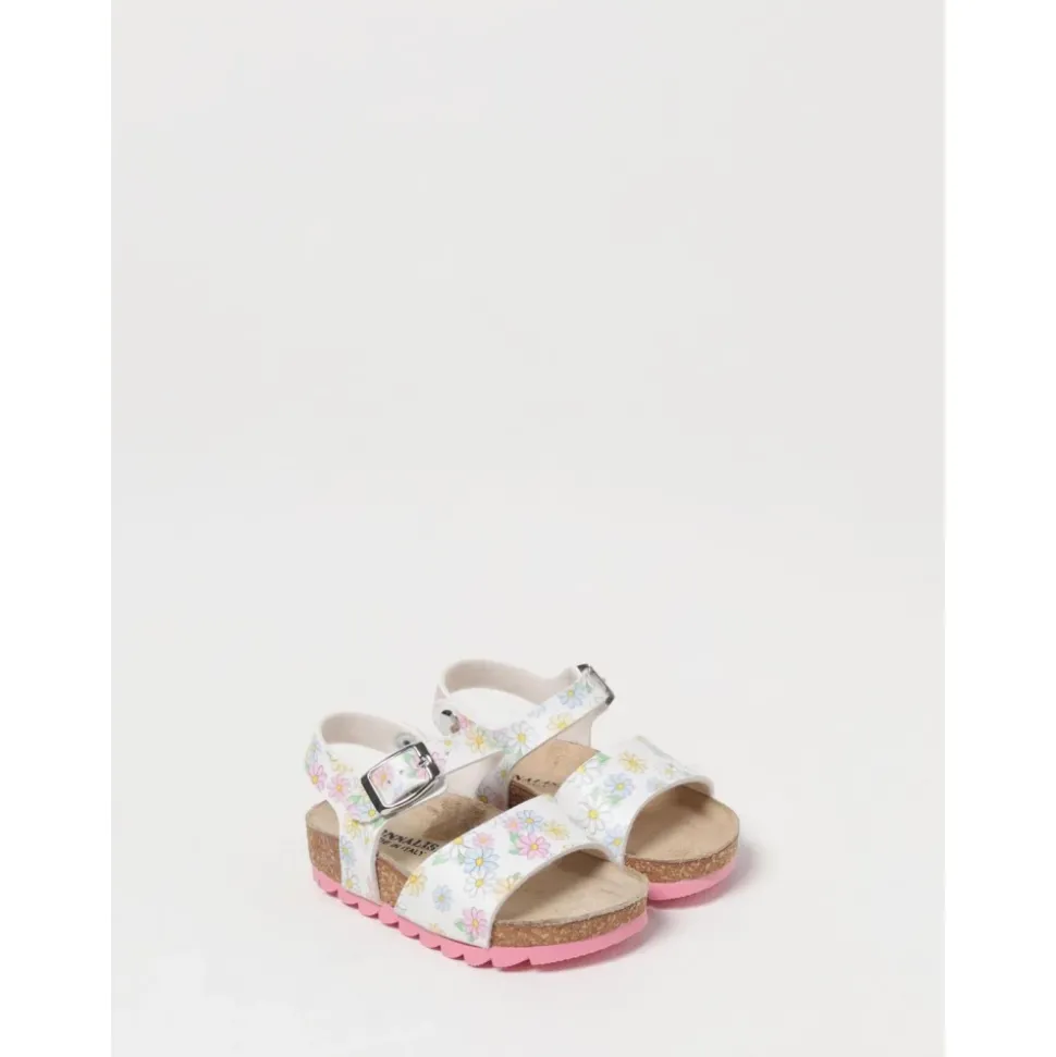 Witte Bloemen Kurk Sandalen voor Kinderen
