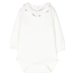 Witte Bodysuit met Lange Mouwen