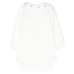 Witte Bodysuit met Lange Mouwen