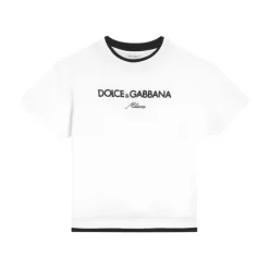 Witte Crew Neck T-shirts en Polos