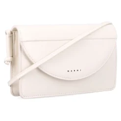 Witte Crossbody Tas Halfmaan Ontwerp