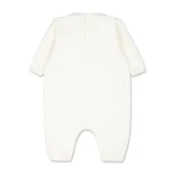 Witte Diamantpatroon Wollen Babypak