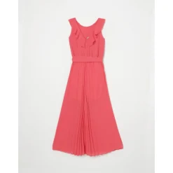 Witte Geplooide Jumpsuit voor Kinderen