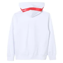 Witte Hoodie met Centrale Print