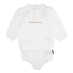 Witte Jurk met Lange Mouwen