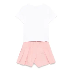 Witte Jurken met Print Illustratie