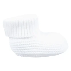 Witte Katoenen Baby Slofjes
