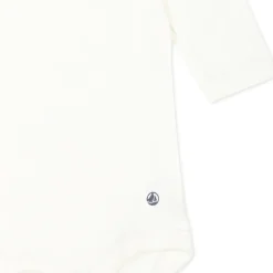 Witte Katoenen Romper met Ruches