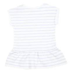 Witte Katoenen Sportpak met Marine Dierenprints