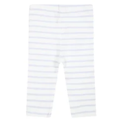 Witte Katoenen Sportpak met Marine Dierenprints