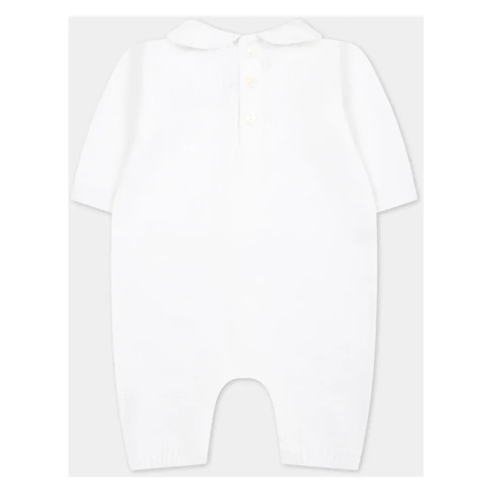 Witte Katoenen Vlecht Jurk