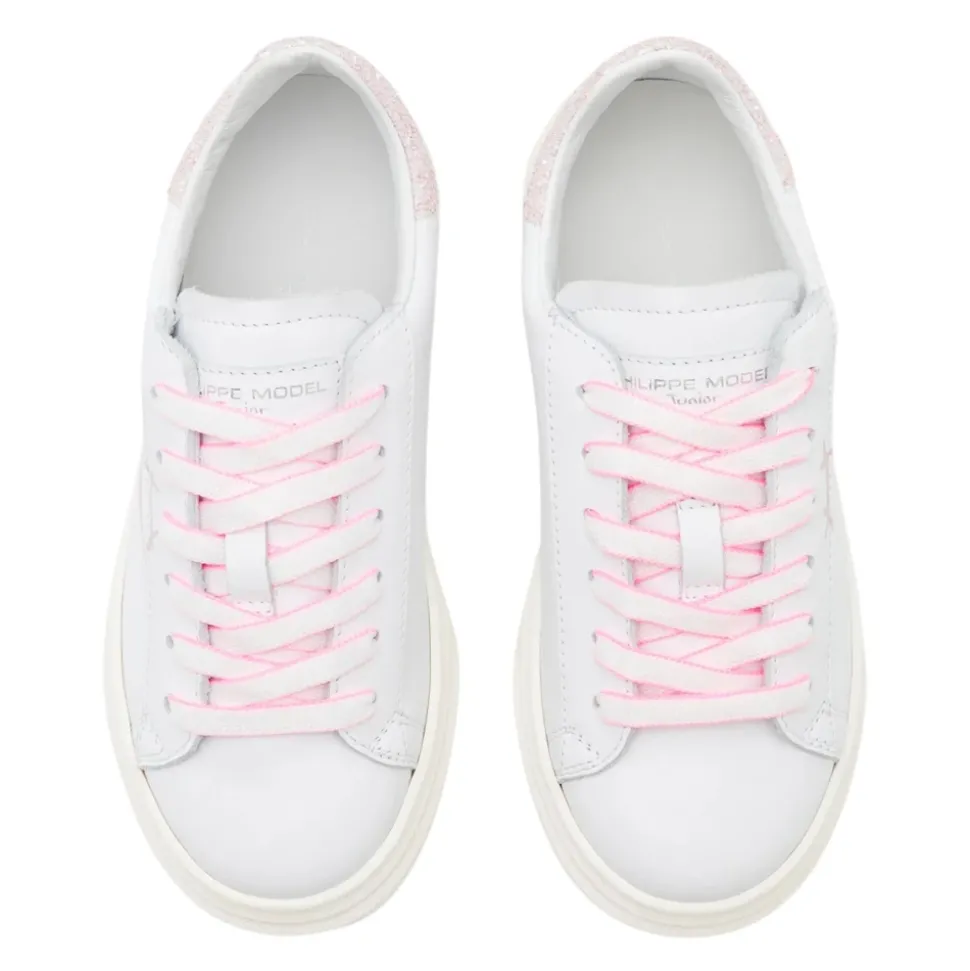 Witte Kids Sneakers Low-Top Platform