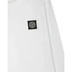 Witte kinder T-shirt met kompas motief