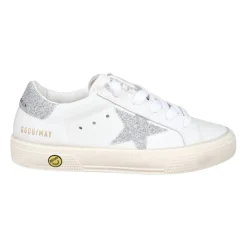 Witte Kindersneakers met Glitterdetails