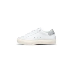 Witte Kindersneakers met Glitterdetails