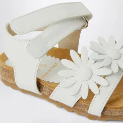 Witte Lage Sandalen