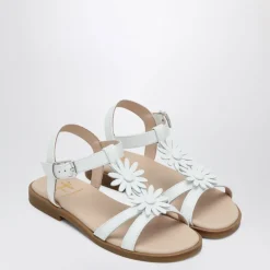 Witte Lage Sandalen