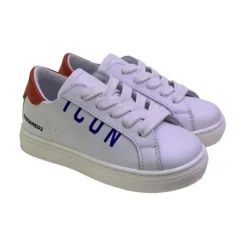 Witte lage sneakers