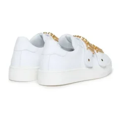 Witte lage sneakers voor kinderen