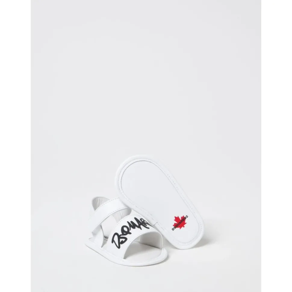 Witte Leren Baby Sandalen Stijlvol Comfort