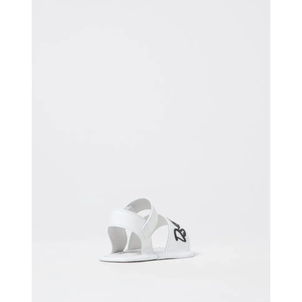Witte Leren Baby Sandalen Stijlvol Comfort