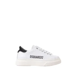 Witte Leren Casual Sneakers