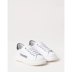 Witte Leren Casual Sneakers