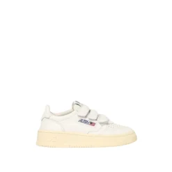 Witte Leren Kindersneakers