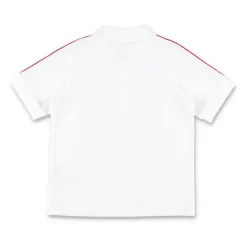 Witte Overall met Tricolour Afwerking