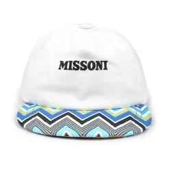 Witte Pet met Chevron Patroon en Velcro
