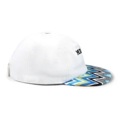 Witte Pet met Chevron Patroon en Velcro