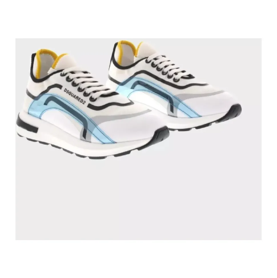 Witte Sneakers met Decoratieve Elementen