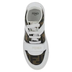 Witte Sneakers met FF Motief