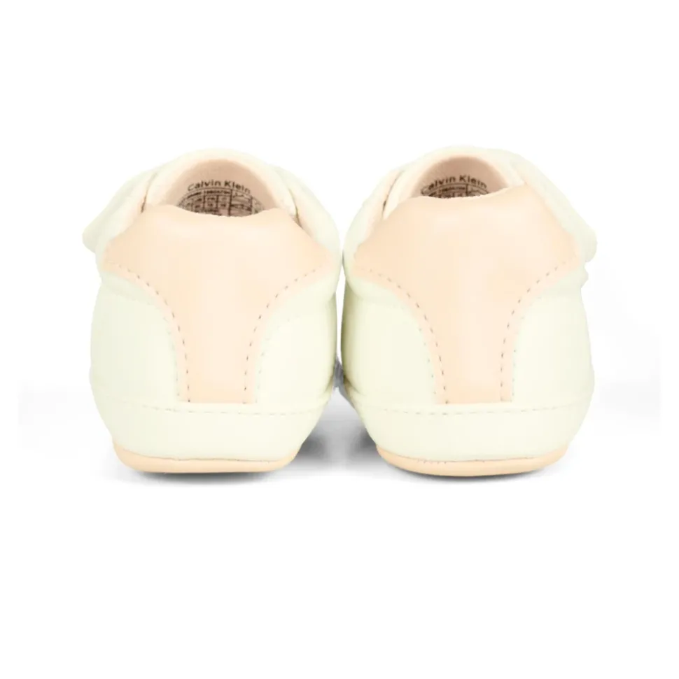 Witte Sneakers met Roze Detail