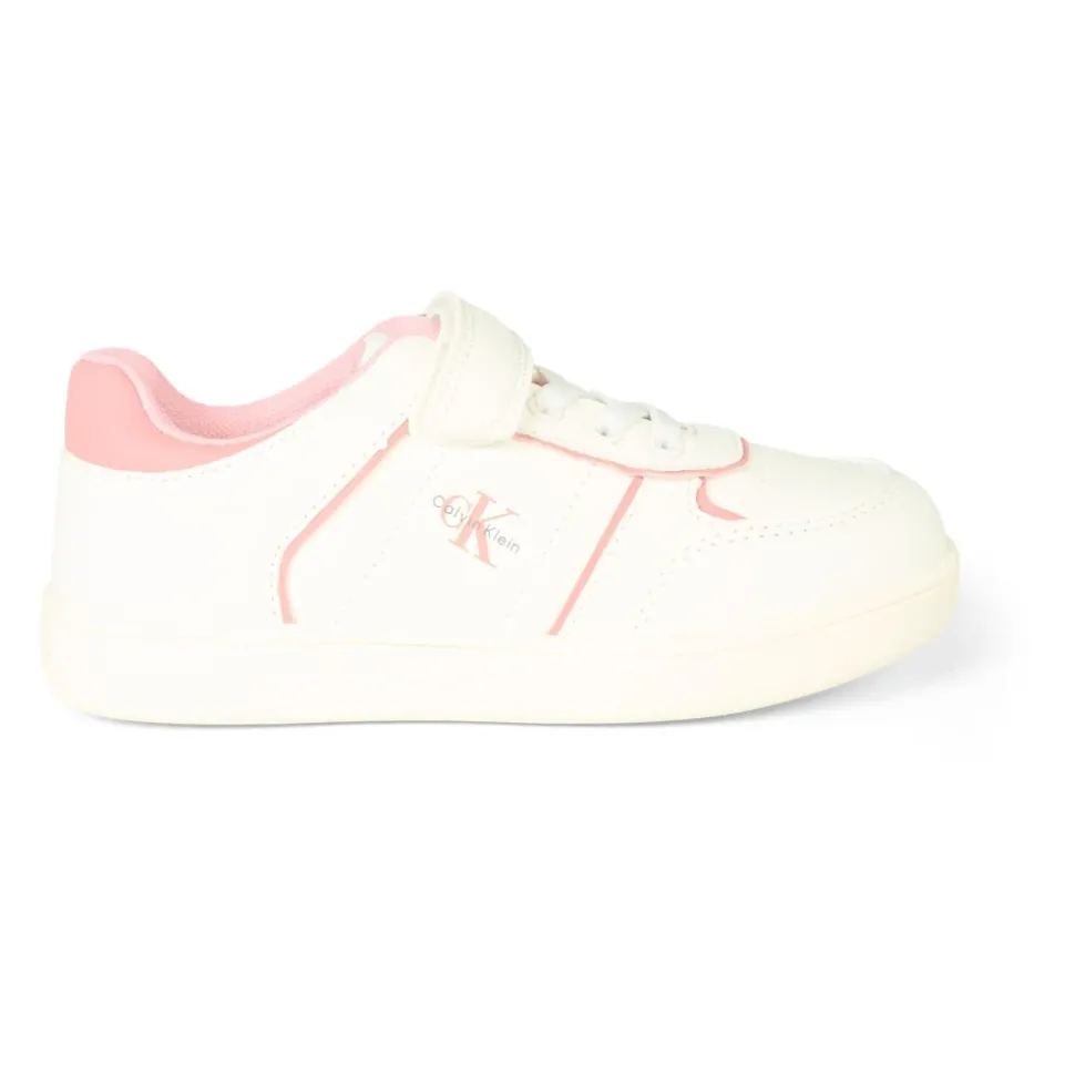 Witte Sneakers met Velcrosluiting