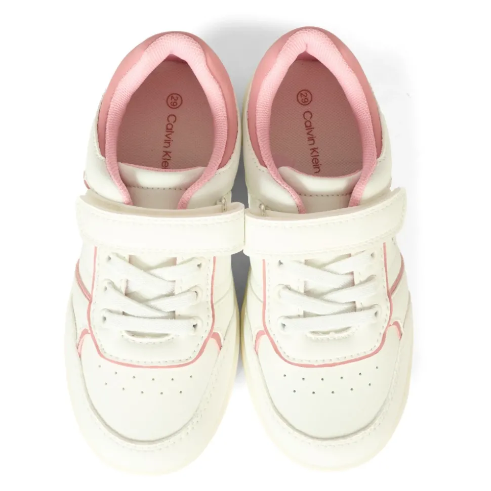 Witte Sneakers met Velcrosluiting