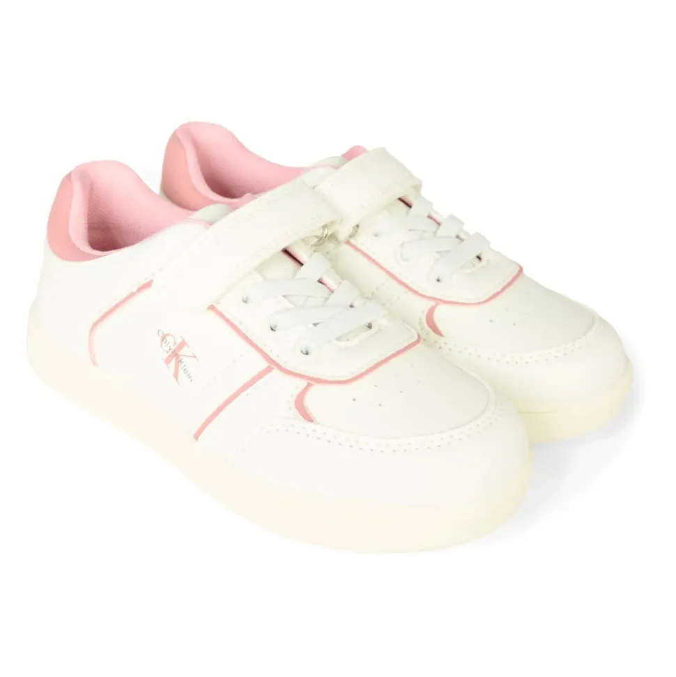 Witte Sneakers met Velcrosluiting