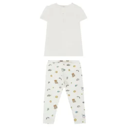 Witte Teddybeer Korte Sportpak