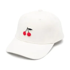 Witte Verstelbare Band Gebogen Hoed