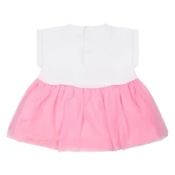 Witte vlinderjurk en legging set