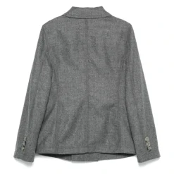 Wollen Blazer met Reliëf