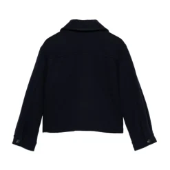 Wollen Caban Jas met Rits