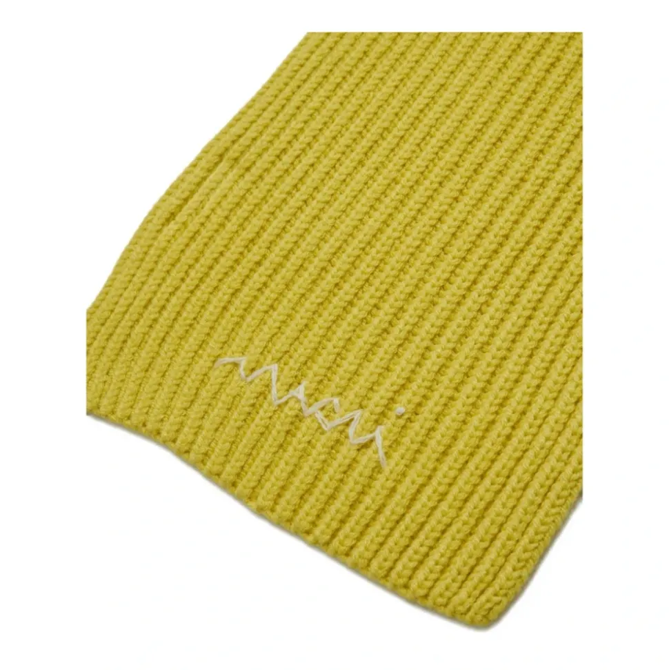 Wollen gebreide sjaal