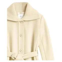 Wollen Jas met Ceintuur