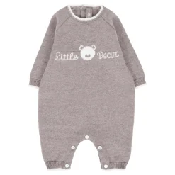 Wollen Jumpsuit met Logo Versiering