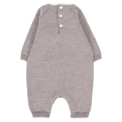 Wollen Jumpsuit met Logo Versiering