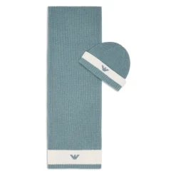 Wollen muts- en sjaalset