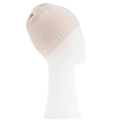 Wollen muts met geborduurd logo