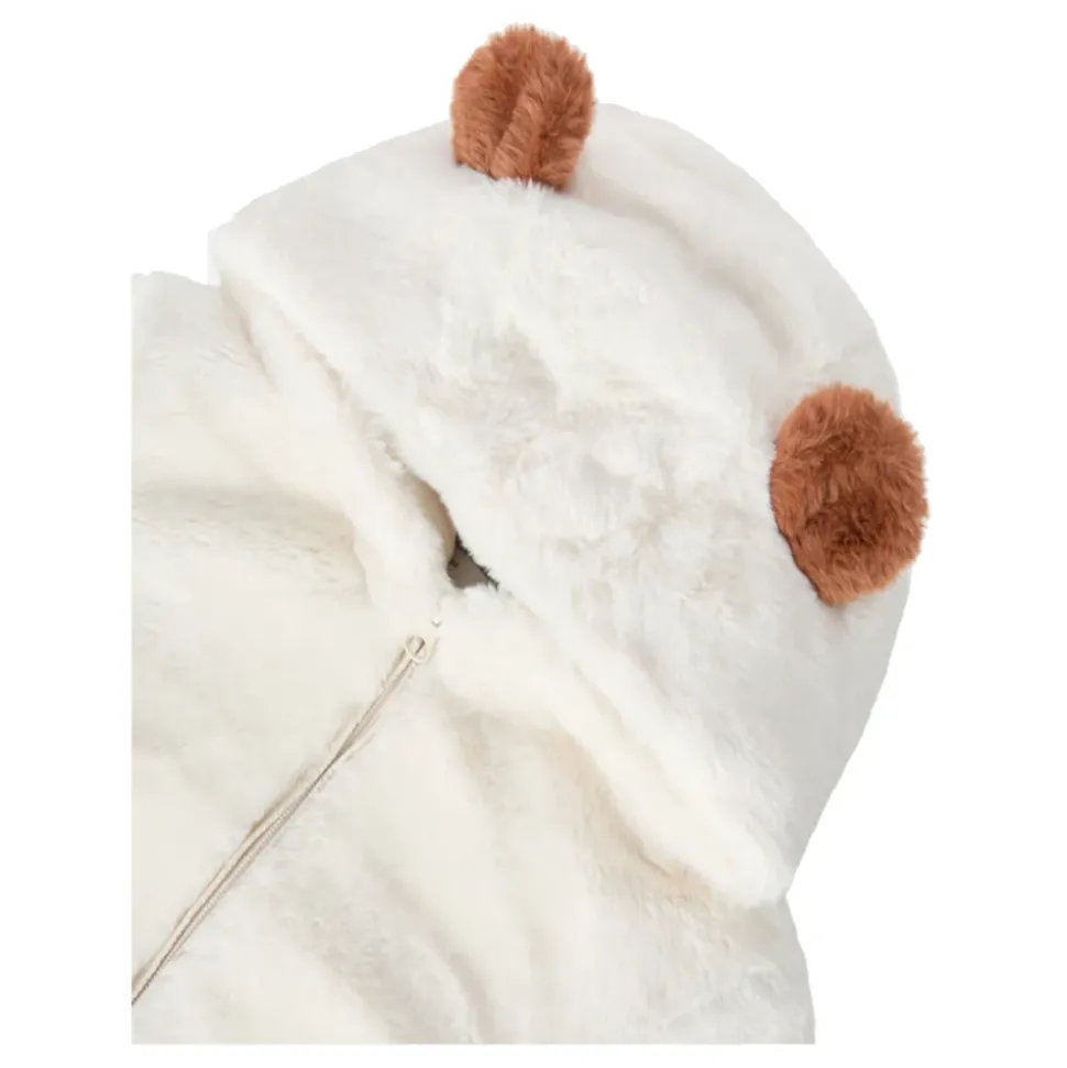 Zachte jas van imitatiebont